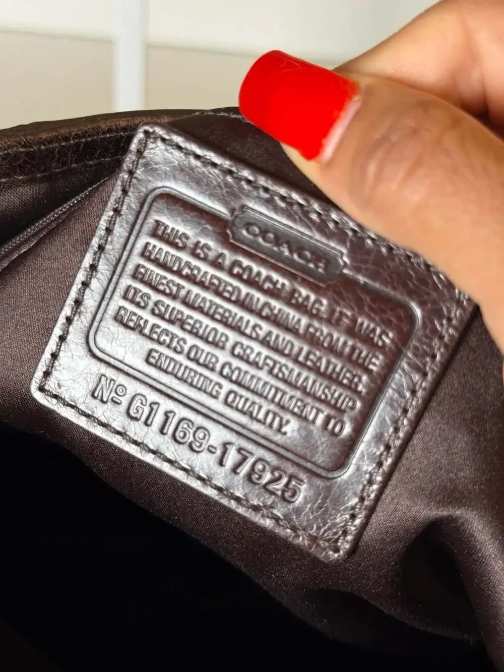 Coach 17925 Pop Leather Pushlock Flap Shoulder Bag Mahogany
